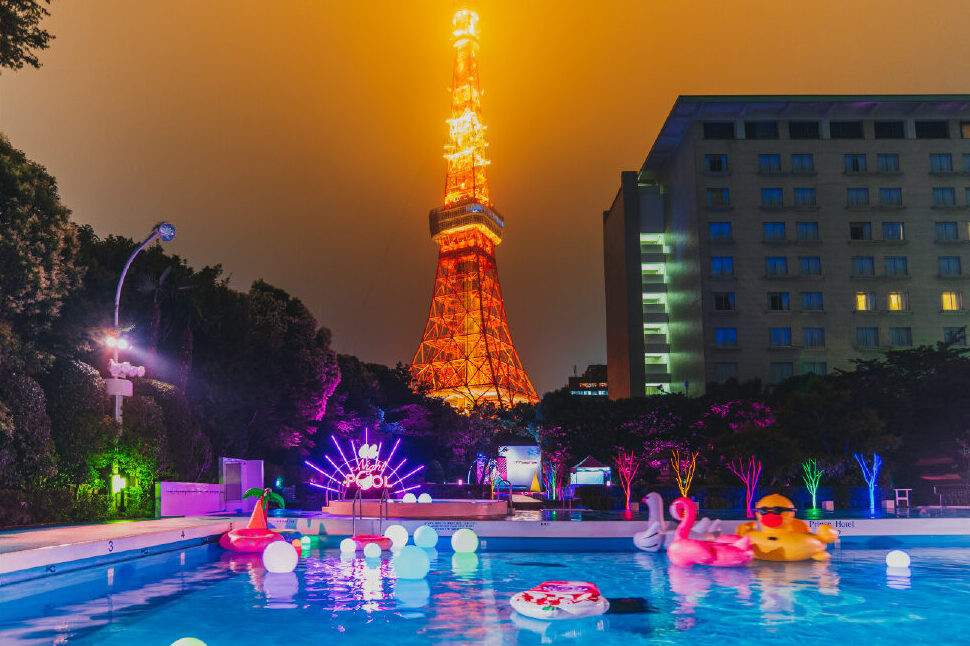 東京プリンスホテル「CanCam×Tokyo Prince Hotel Night Pool」