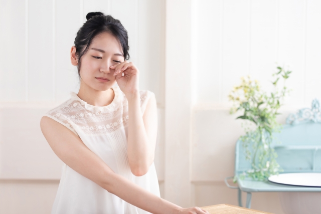 レーシックをした女性
